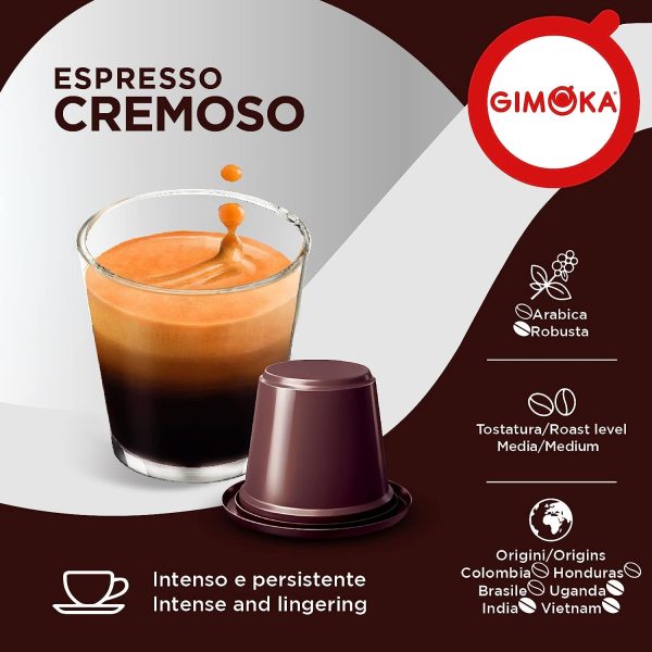 کپسول قهوه جیموکا اسپرسو کرموسو | Gimoka Espresso Cremoso