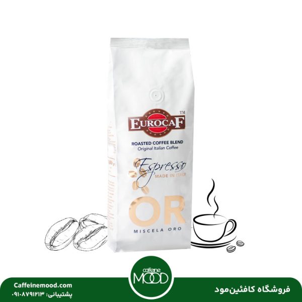دان قهوه یوروکف 500 گرمی 50% روبوستا | Eurocaf Miscela ORO Coffee