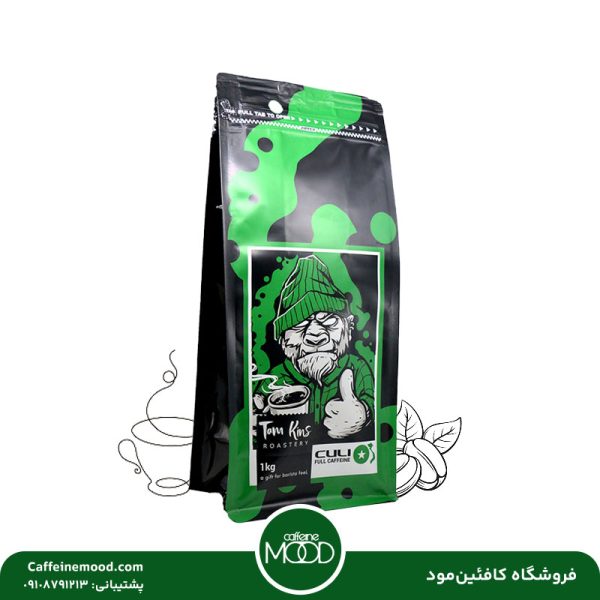 دان قهوه 70% روبوستا تام کینز کولی سبز 1 کیلویی | Tam Kins Koli Green Coffee