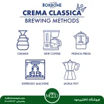 دان قهوه بوربون آبی 1 کیلویی | Borbone Crema Classica - Image 4