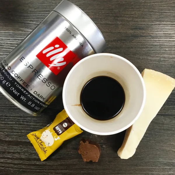 پودر قهوه ایلی اسپرسو دارک Illy Espresso Ground Coffee Dark l