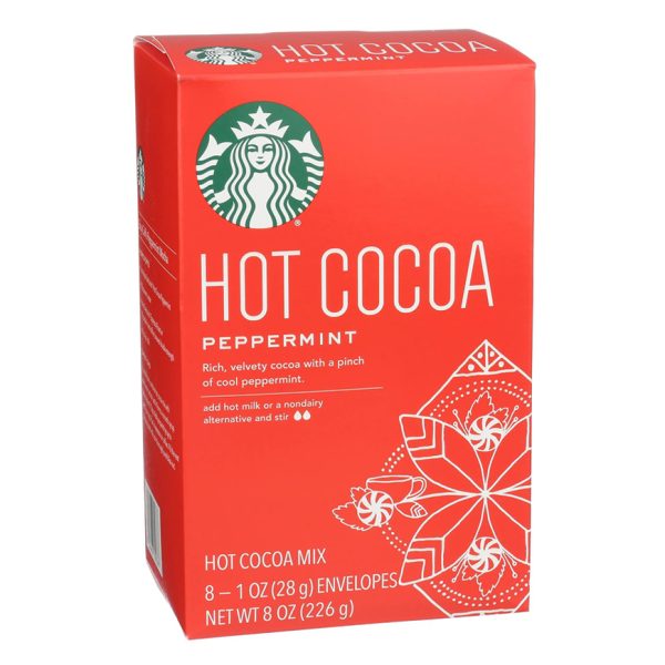 پودر هات چاکلت فوری نعنا فلفلی استارباکس  |  Starbucks Hot cocoa Peppermint