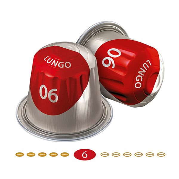 کپسول قهوه جاکوبز مدل لونگو کلاسیکو 6 | Jacobs Lungo Classico | بسته 10 عددی