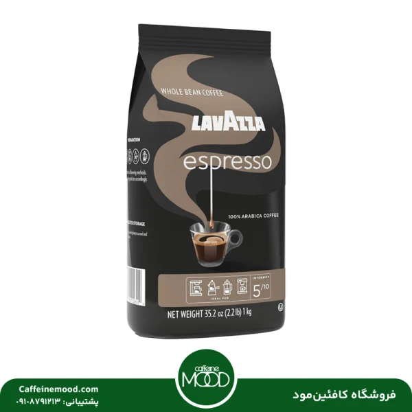 دان قهوه لاوازا اسپرسو ایتالیانو (مشکی) 1 کیلویی | Lavazza Espresso Italiano Coffee