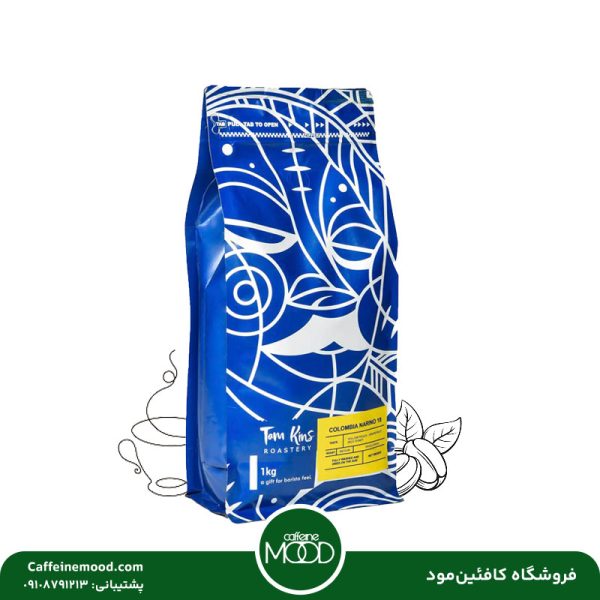 دان قهوه 100% عربیکا کلمبیا تام کینز 1 کیلویی | Tam Kins Columbia Coffee